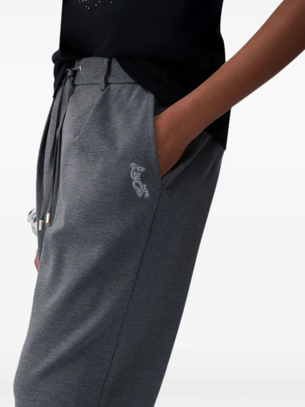 LIU JO Broek met trekkoord Grijs