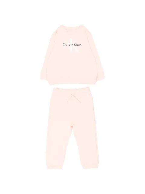 Calvin Klein Kids logo-print tracksuit set