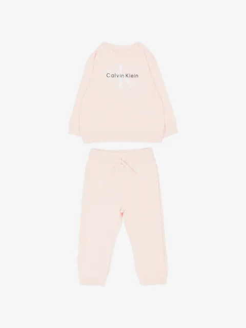 Calvin Klein Kids chándal con logo estampado