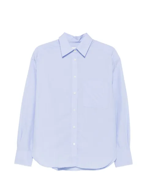 Closed chest-pocket button-down shirt