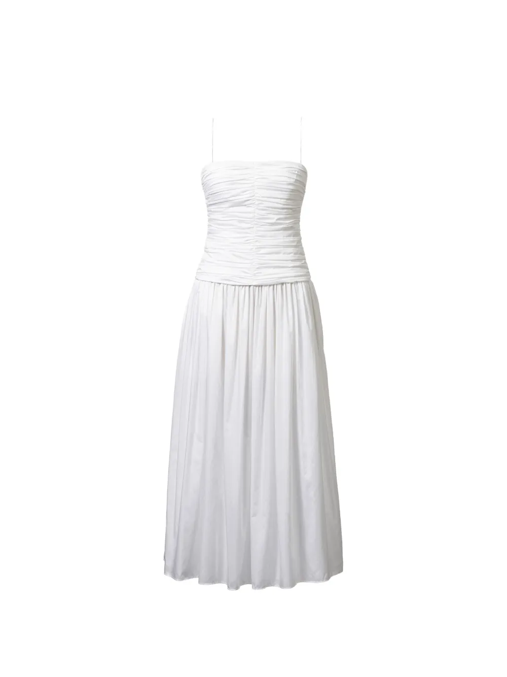 TOVE Amina ruched midi dress