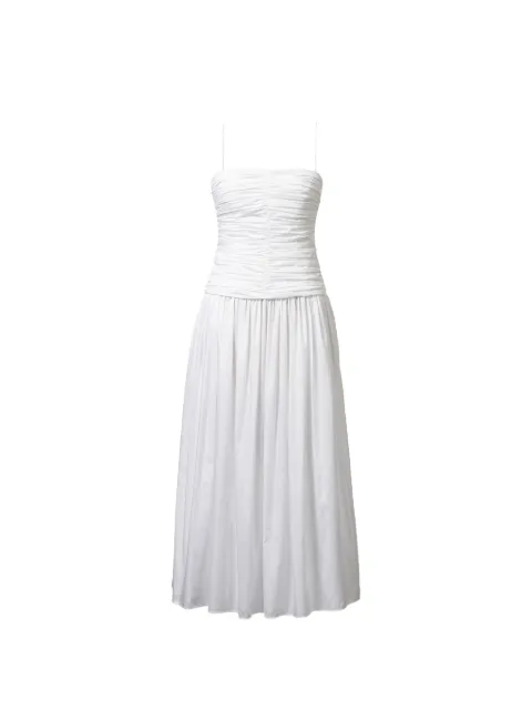 TOVE Amina ruched midi dress