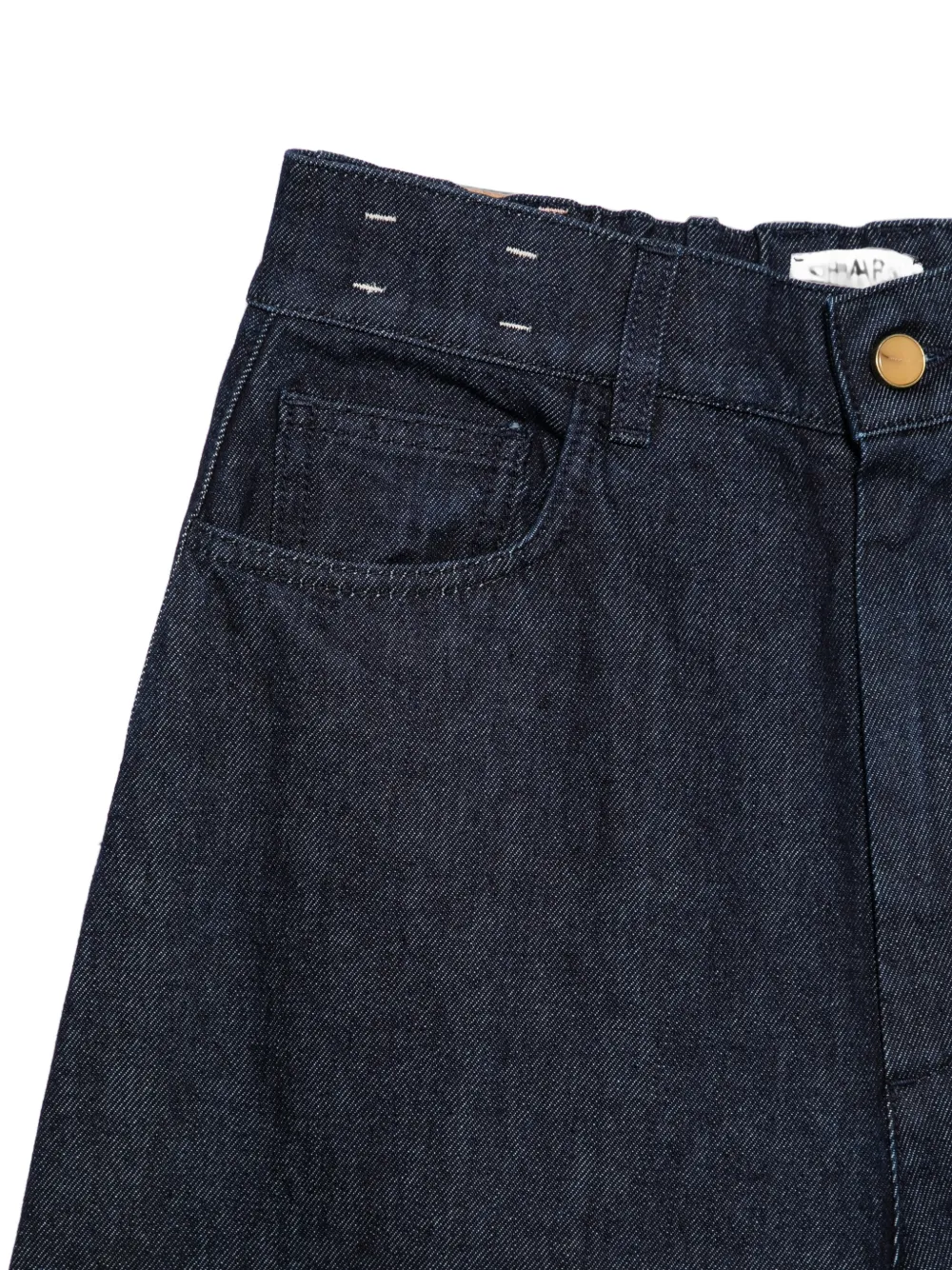 Alysi Jeans met elastische tailleband Blauw