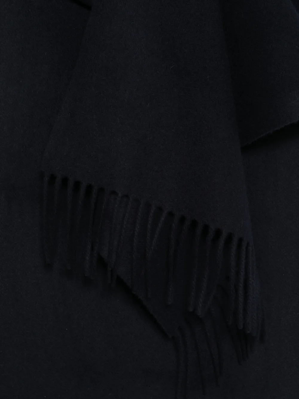 Closed Sjaal met franje Blauw