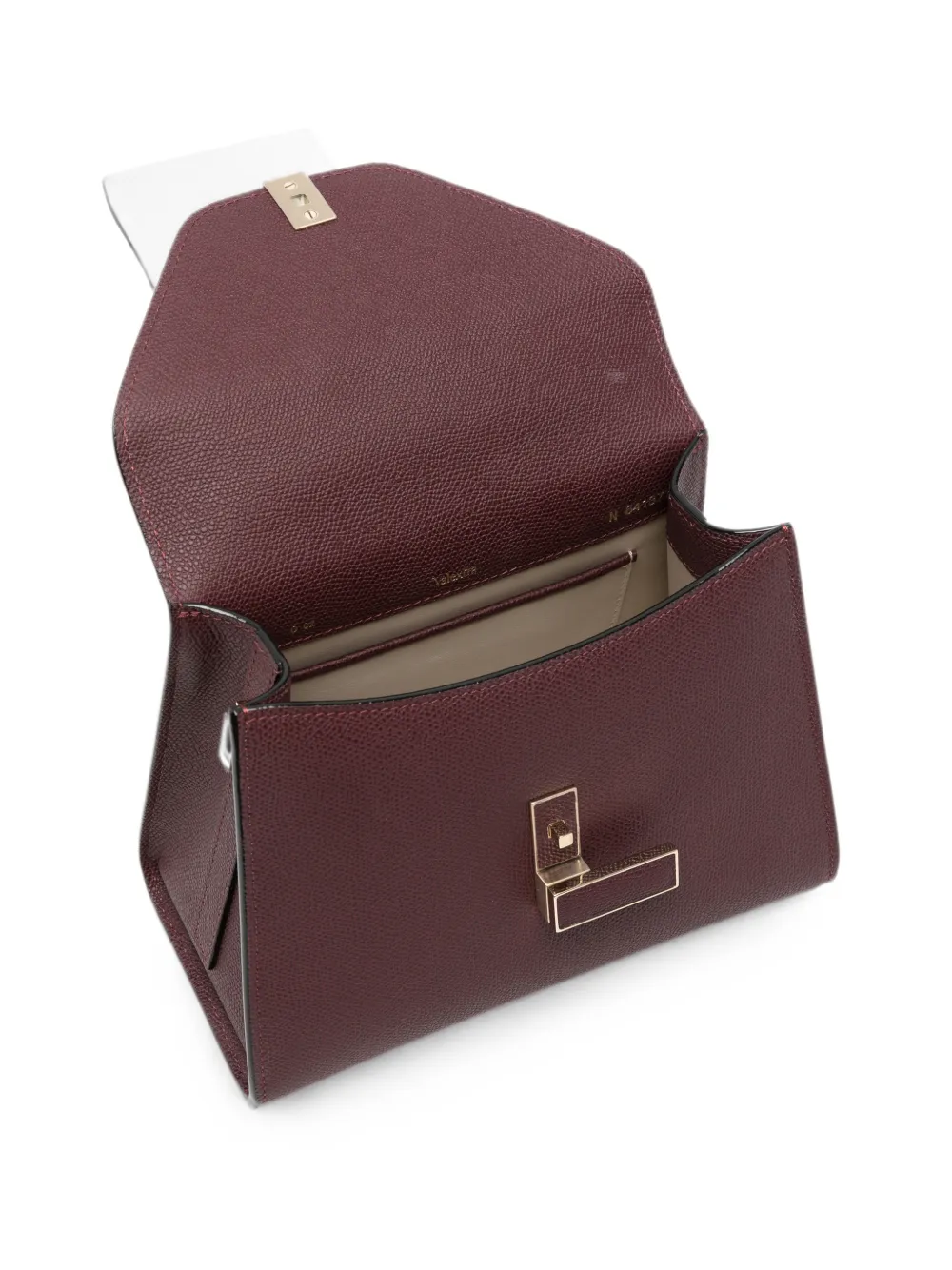 Valextra Iside leren clutch Rood