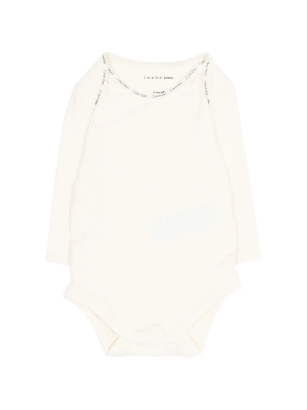 Calvin Klein Kids Romperset met logo-afwerking Zwart