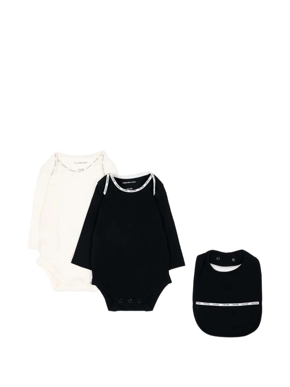 Calvin Klein Kids logo-trim babywear set - Schwarz