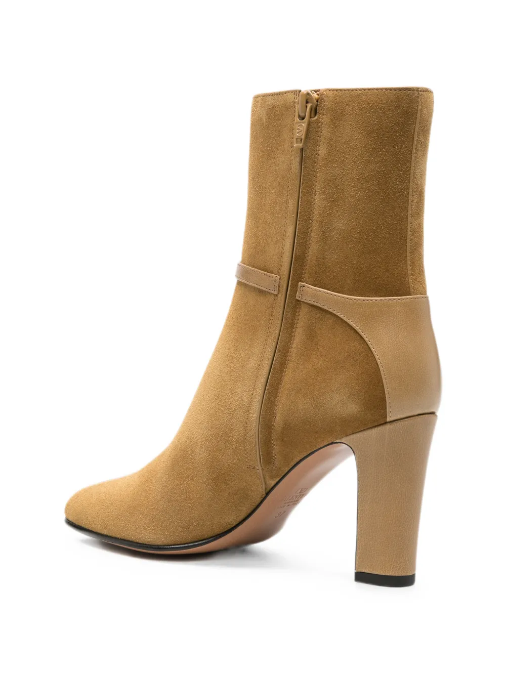 Valentino Garavani VLogo buckle-strap boots Bruin