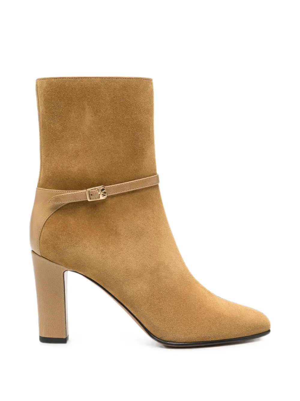 Valentino Garavani VLogo buckle-strap boots Bruin
