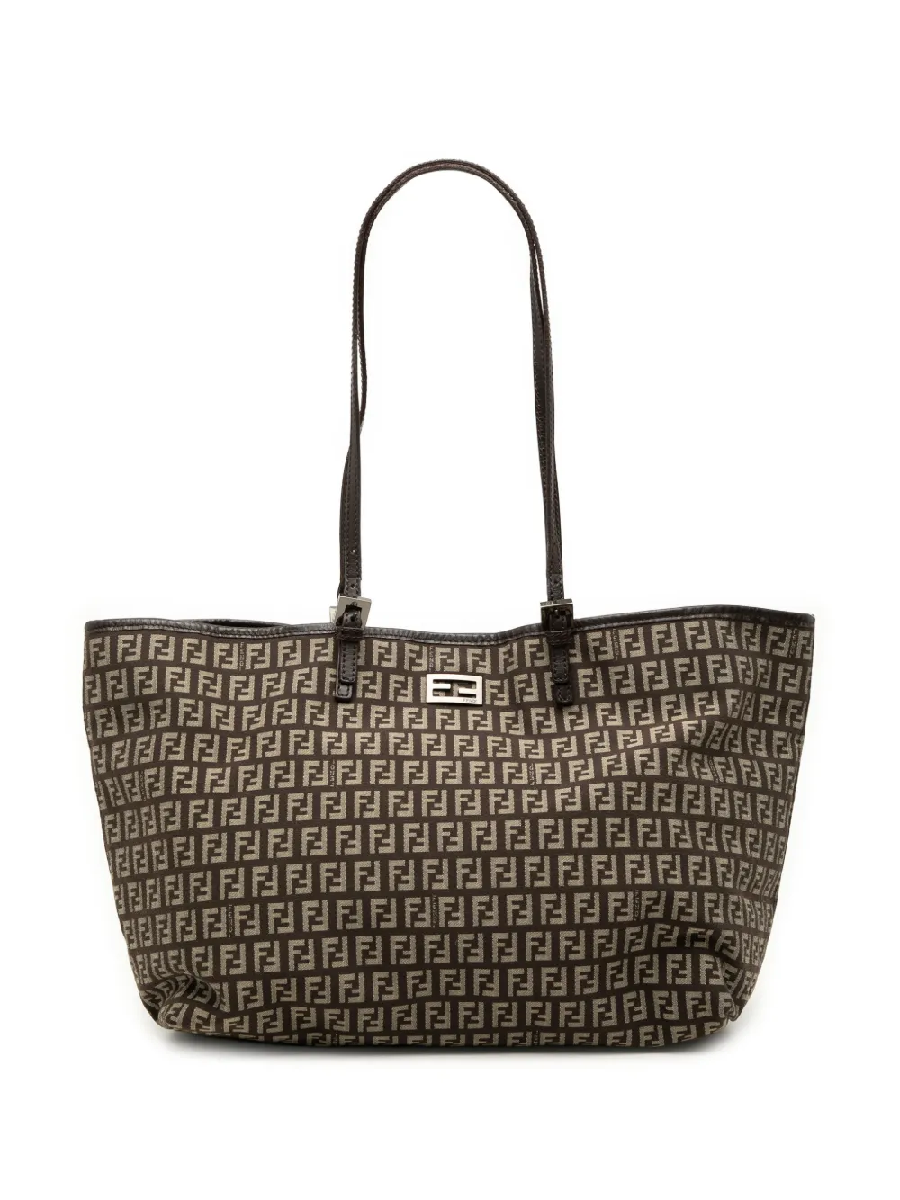 Fendi Pre-Owned 2010-2026 Zucchino Canvas tote bag - Braun
