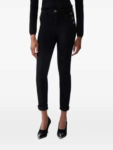 LIU JO skinny jeans with decorative buttons
