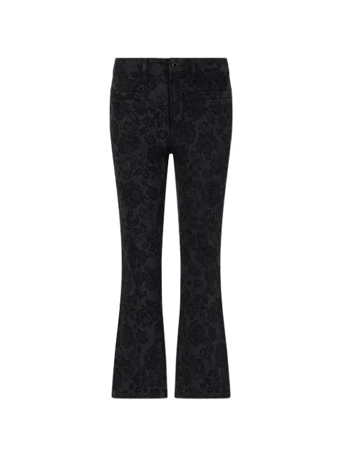 LIU JO bootcut jeans with laser detail