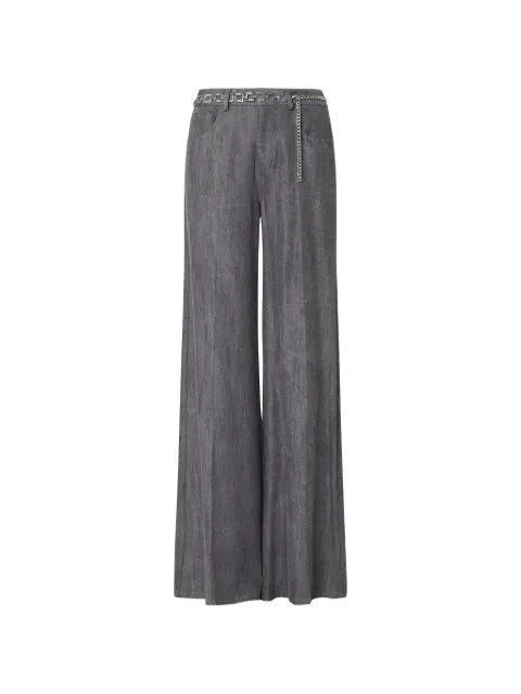 LIU JO flare pants with belt