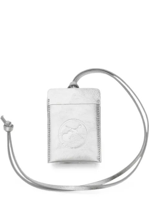 A.P.C. metallic leather card holder