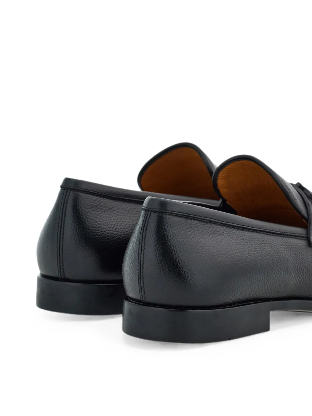 Ferragamo leather loafers Zwart