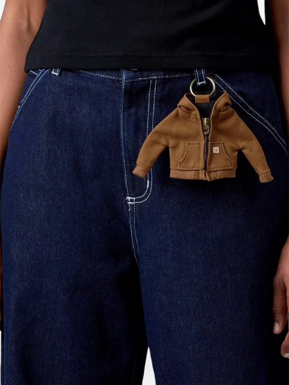 Carhartt WIP Active Jacket mini-sleutelhanger Bruin