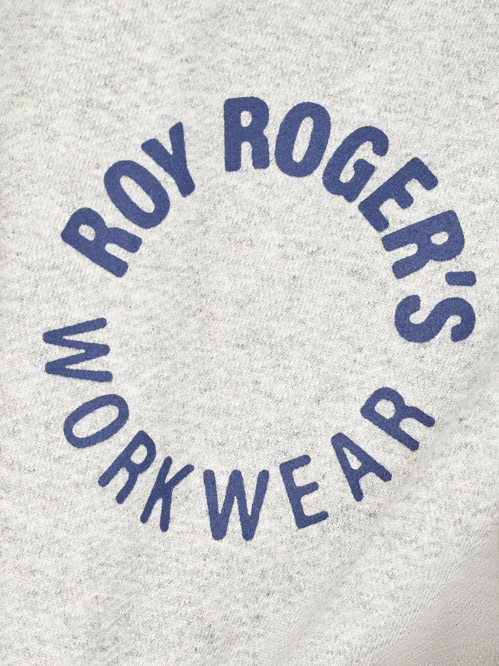 Roy Rogers logo-print zip-up hoodie Grijs