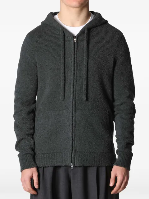 Roberto Collina zip-up knitted hoodie