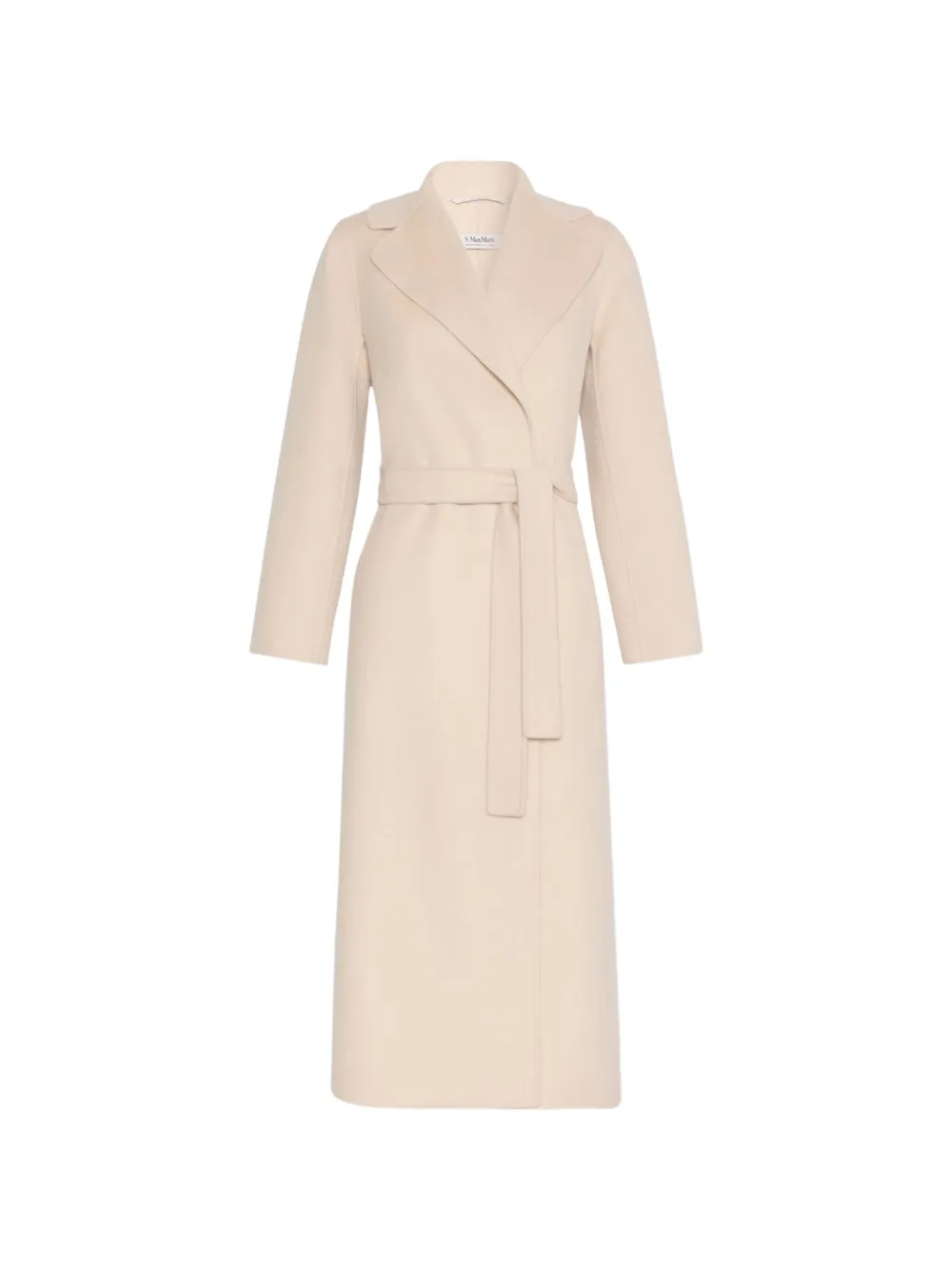 'S Max Mara Poldo Wickelmantel mit Gürtel - Nude