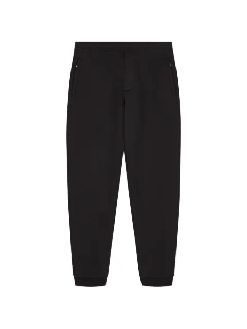 Emporio Armani modal fleece jogger trousers with ribbed cuffs