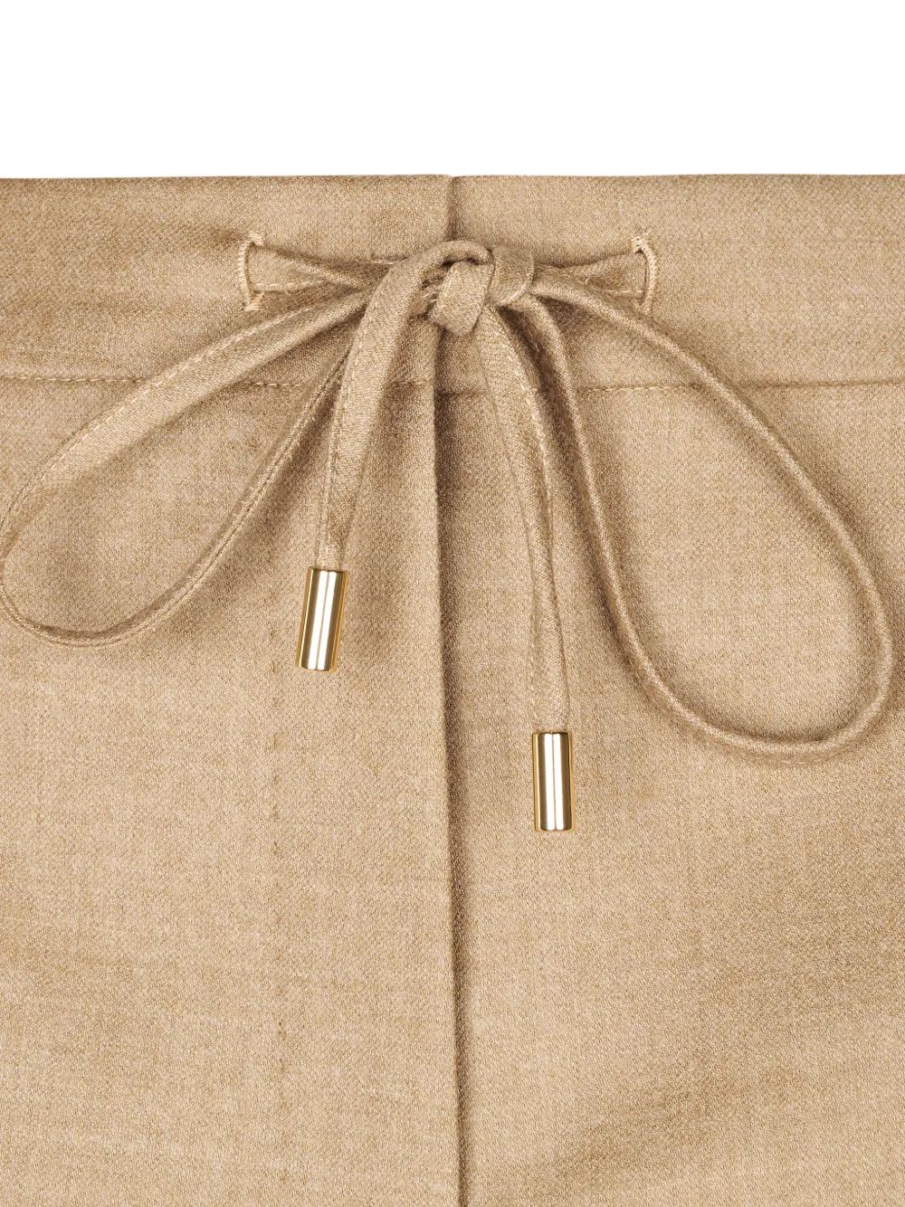 Max Mara drawstring palazzo pants Beige