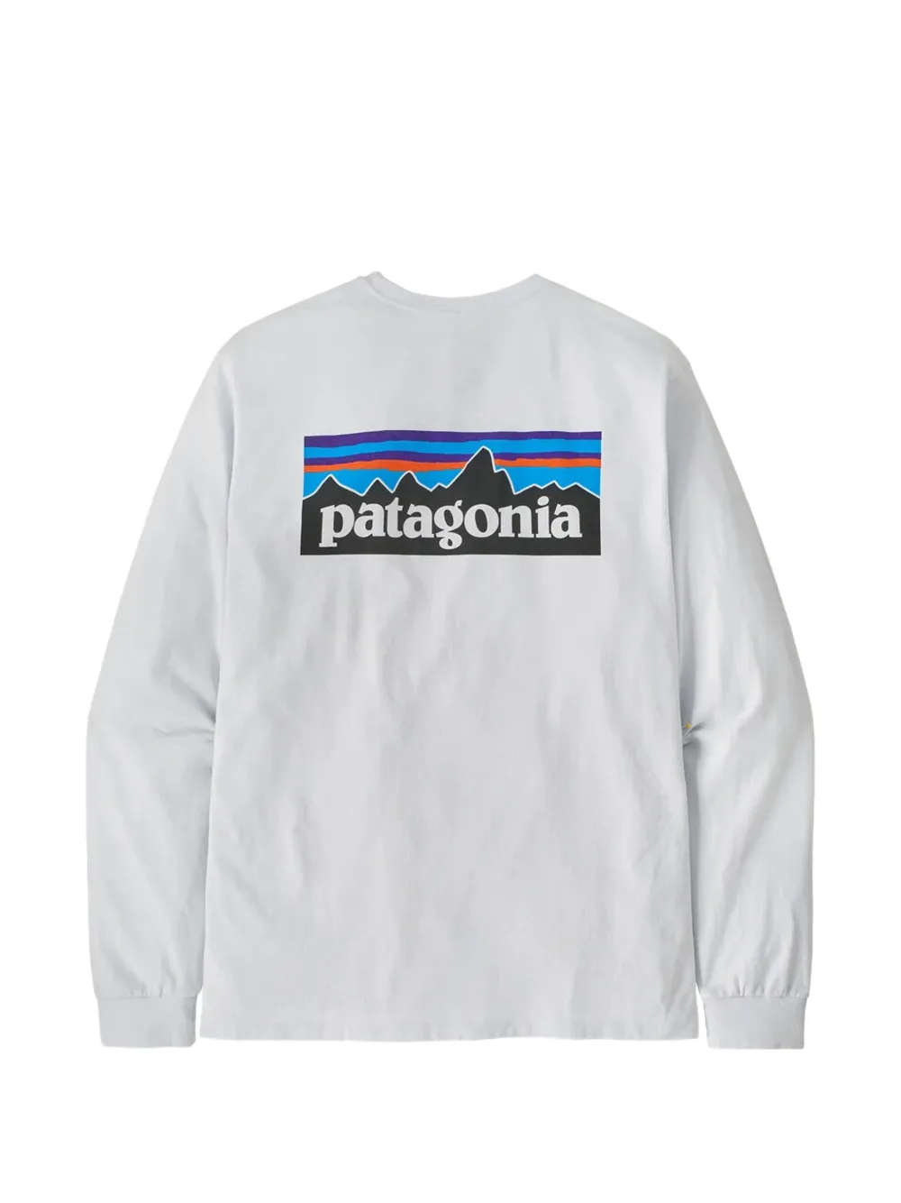 Patagonia P-6 logo-print long-sleeve T-shirt Wit
