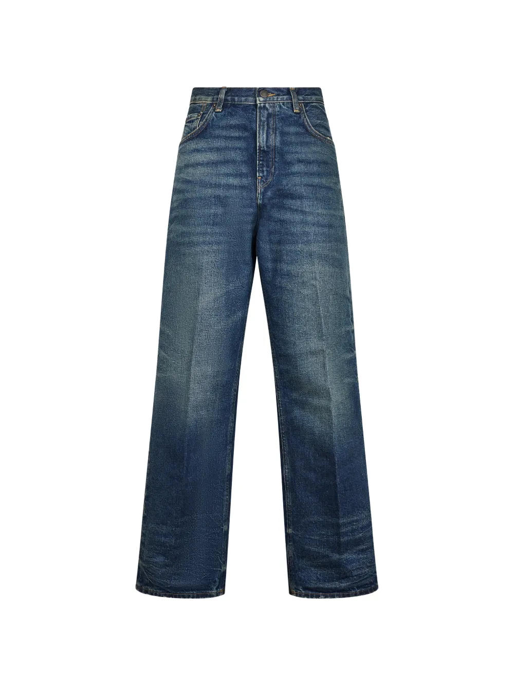 Haikure faded wide-leg jeans - Blu