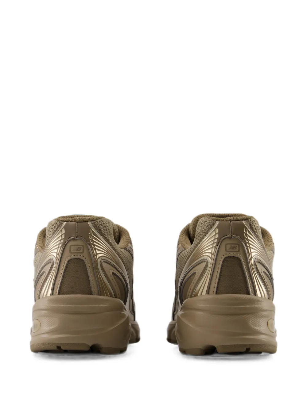 New Balance 740 mesh sneakers met metallic afwerking Bruin