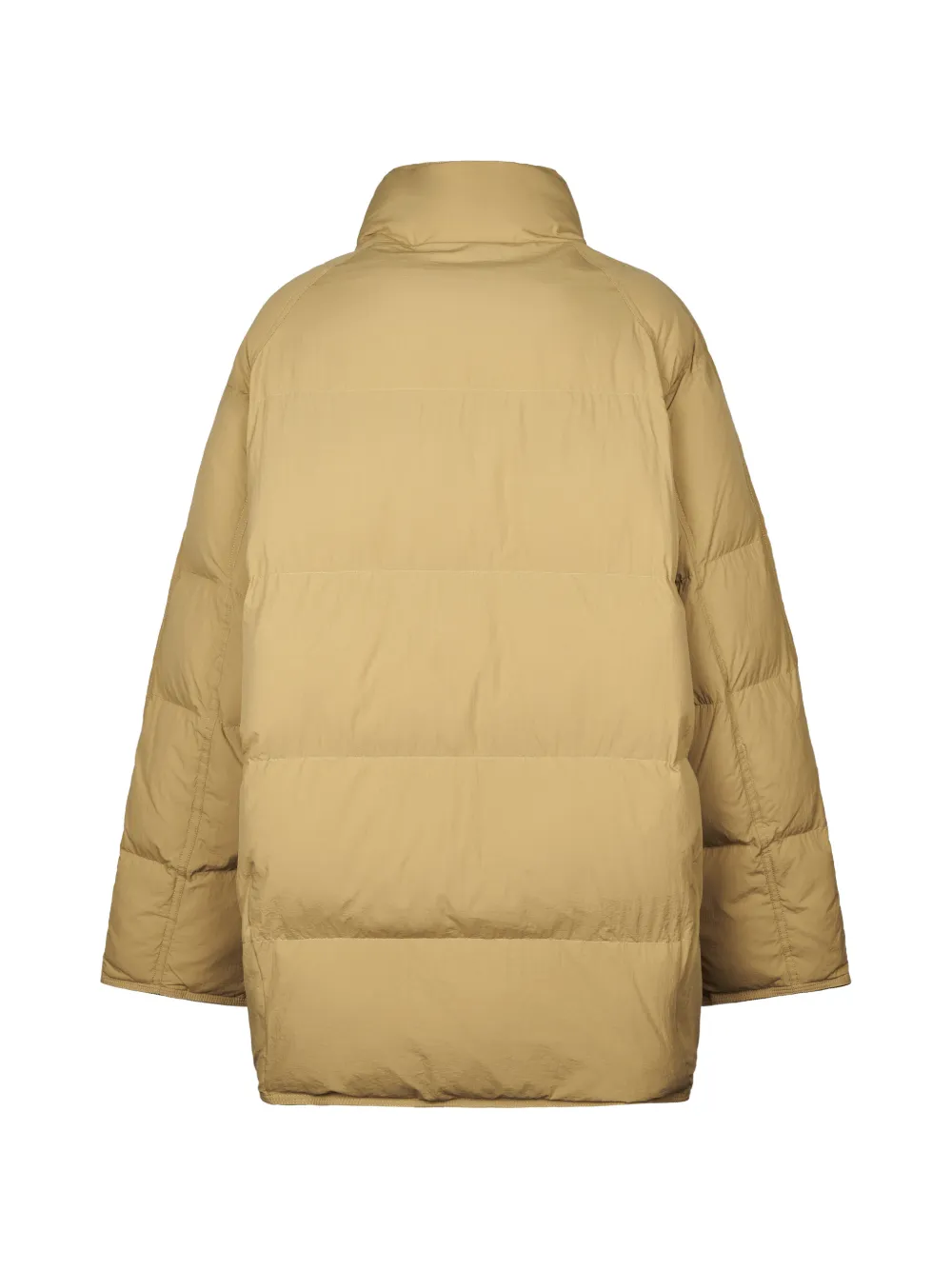 Eleh quilted double-breasted coat Bruin