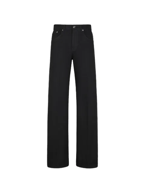 DONDUP logo-patch straight-leg jeans
