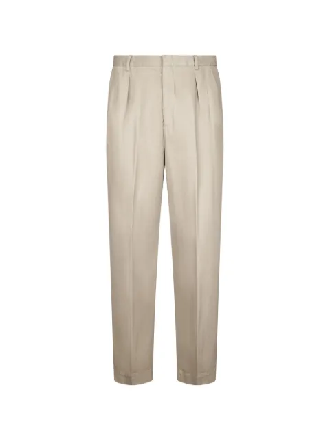 Cellar Door pleated tapered-leg trousers