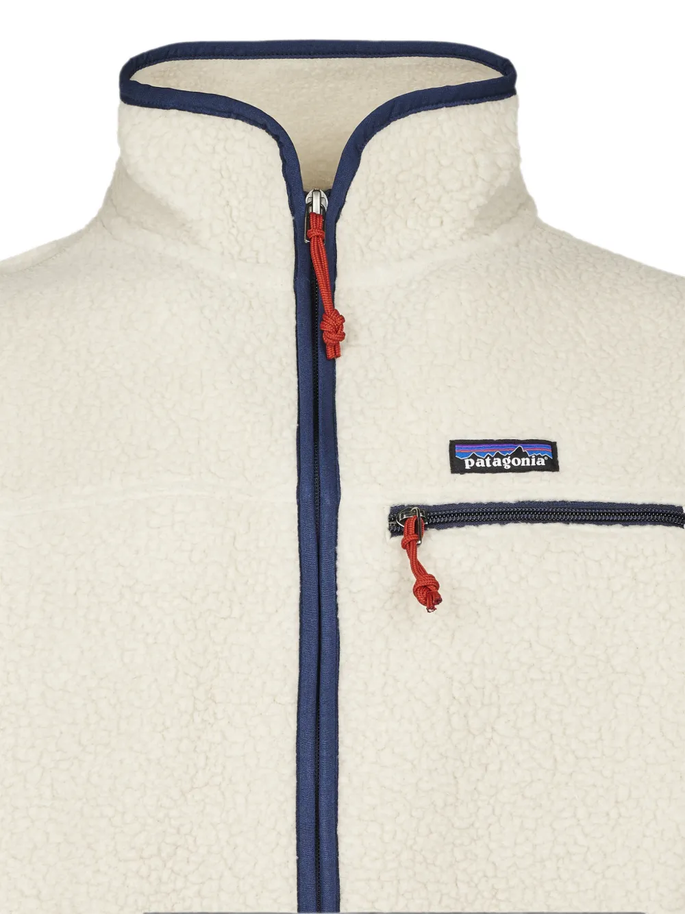 Patagonia Retro Pile jack met fleece textuur Beige