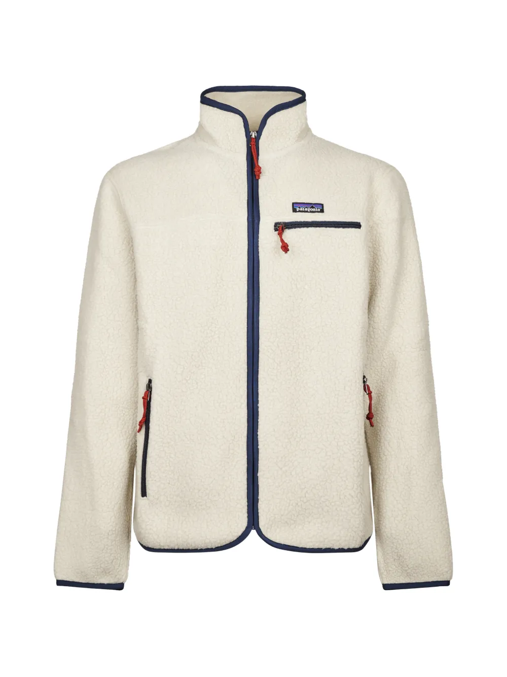 Patagonia fleece-texture zip-up jacket - Nude