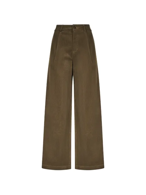 Eleh corduroy pleated trousers