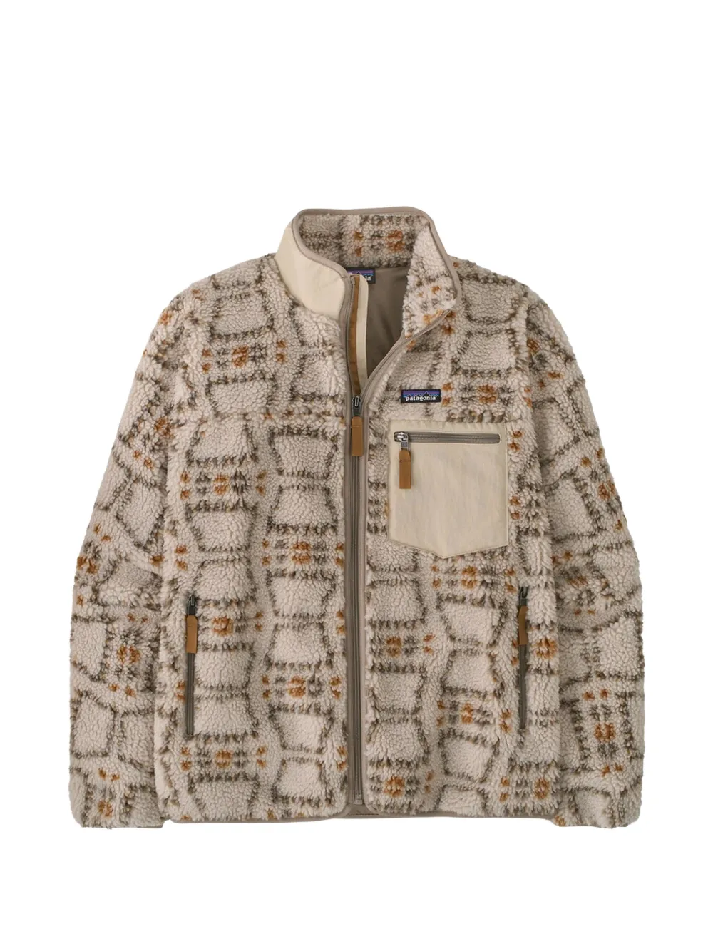 Patagonia M's Classic Retro-X patterned fleece jacket - Toni neutri