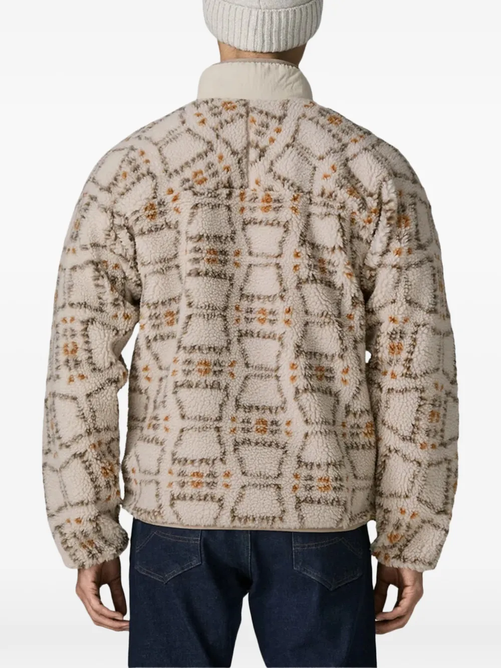 Patagonia M's Classic Retro-X patterned fleece jacket Beige