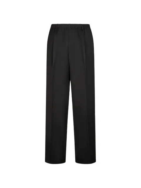 Cellar Door pleated elasticated-waistband trousers