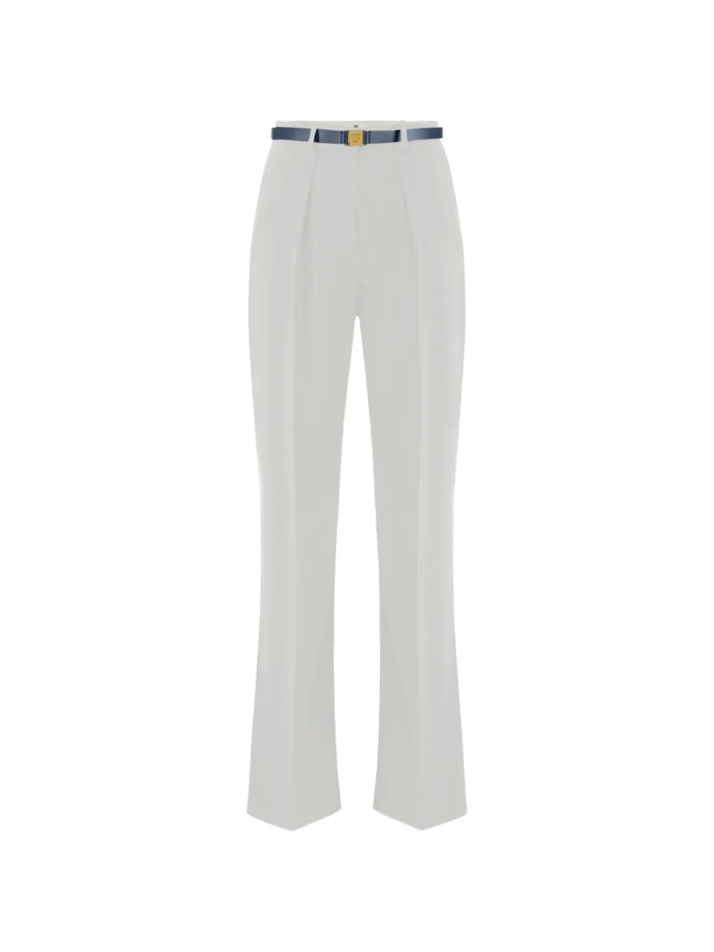 Elisabetta Franchi Belted Trousers In Neutrals