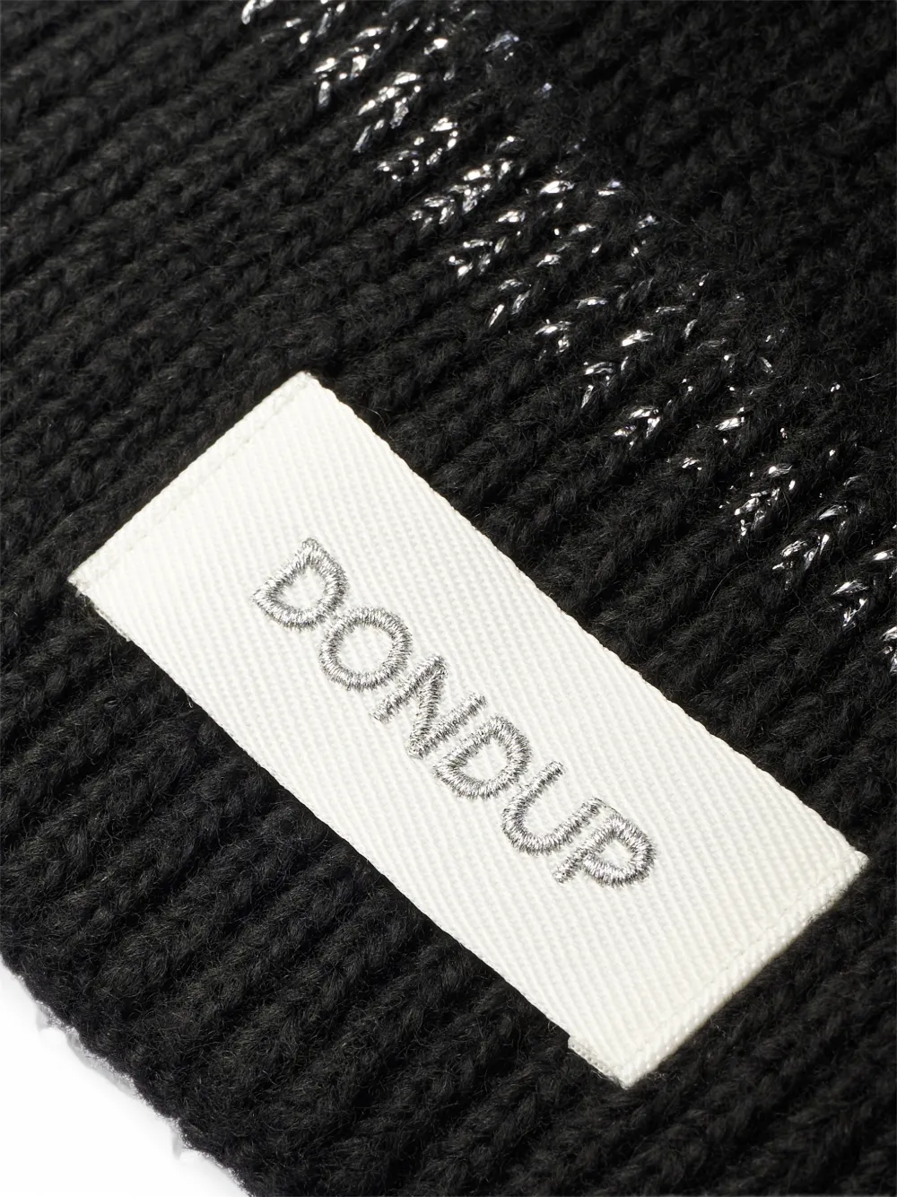 DONDUP Ribgebreide muts Zwart
