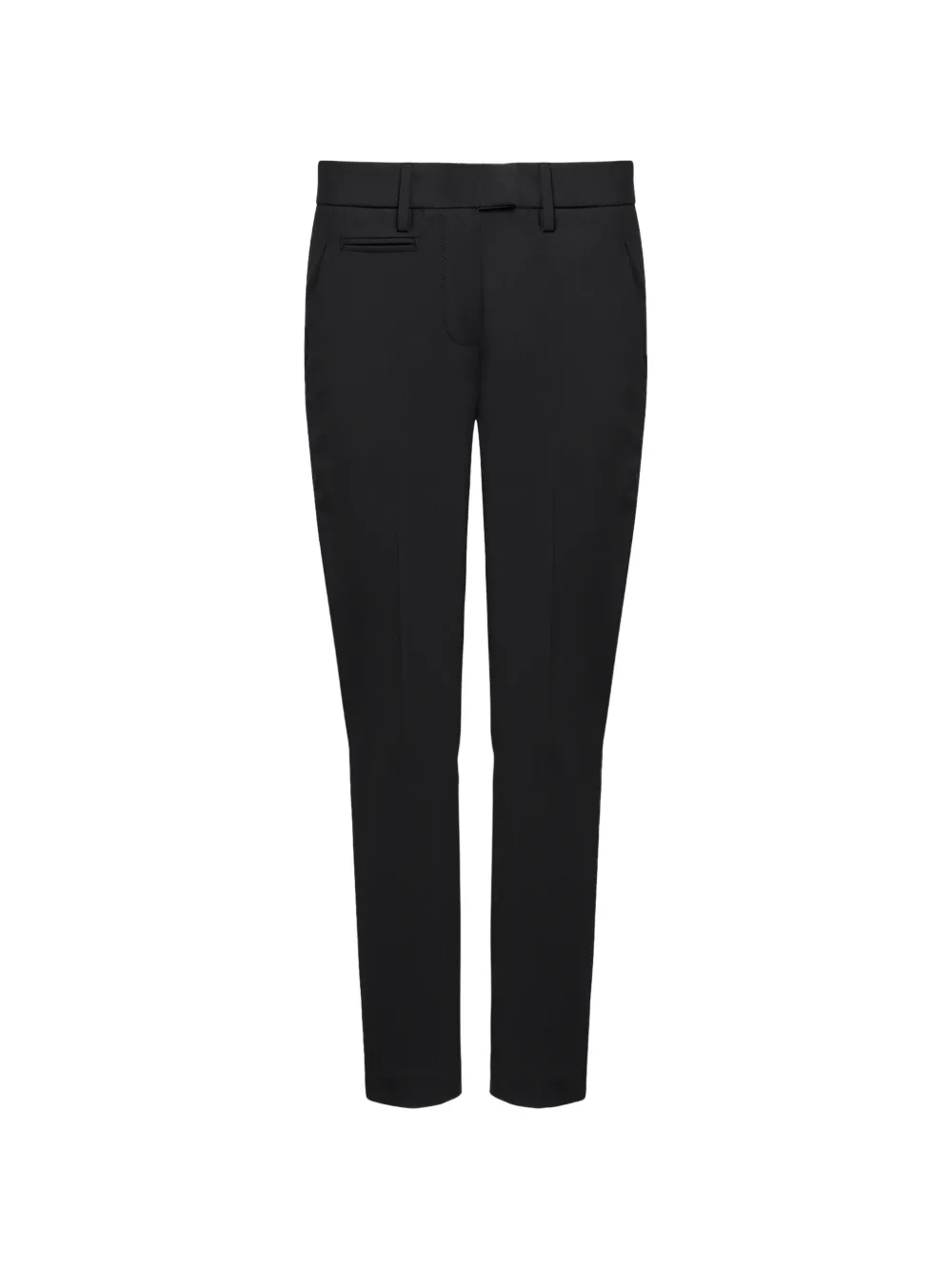 DONDUP logo-plaque tailored trousers - Noir DONDUP logo-plaque tailored trousers - Noir