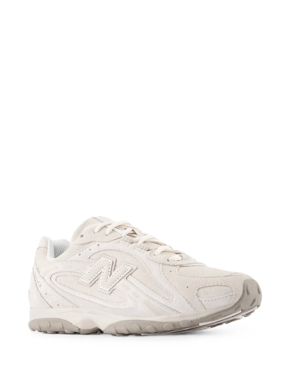 New Balance suede panelled sneakers Beige