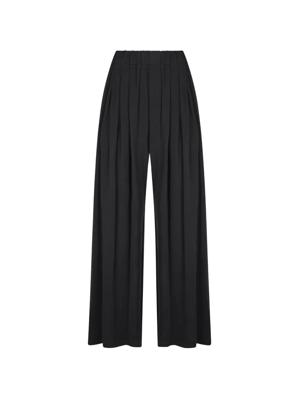 Eleh pleated palazzo pants Zwart