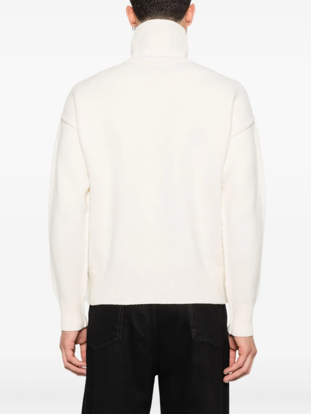 AMI Paris Ami de Coeur coltrui Beige