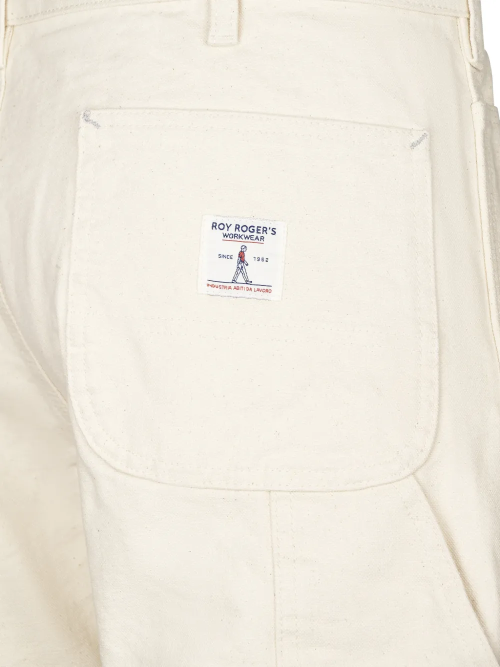 Roy Rogers straight-leg trousers Beige