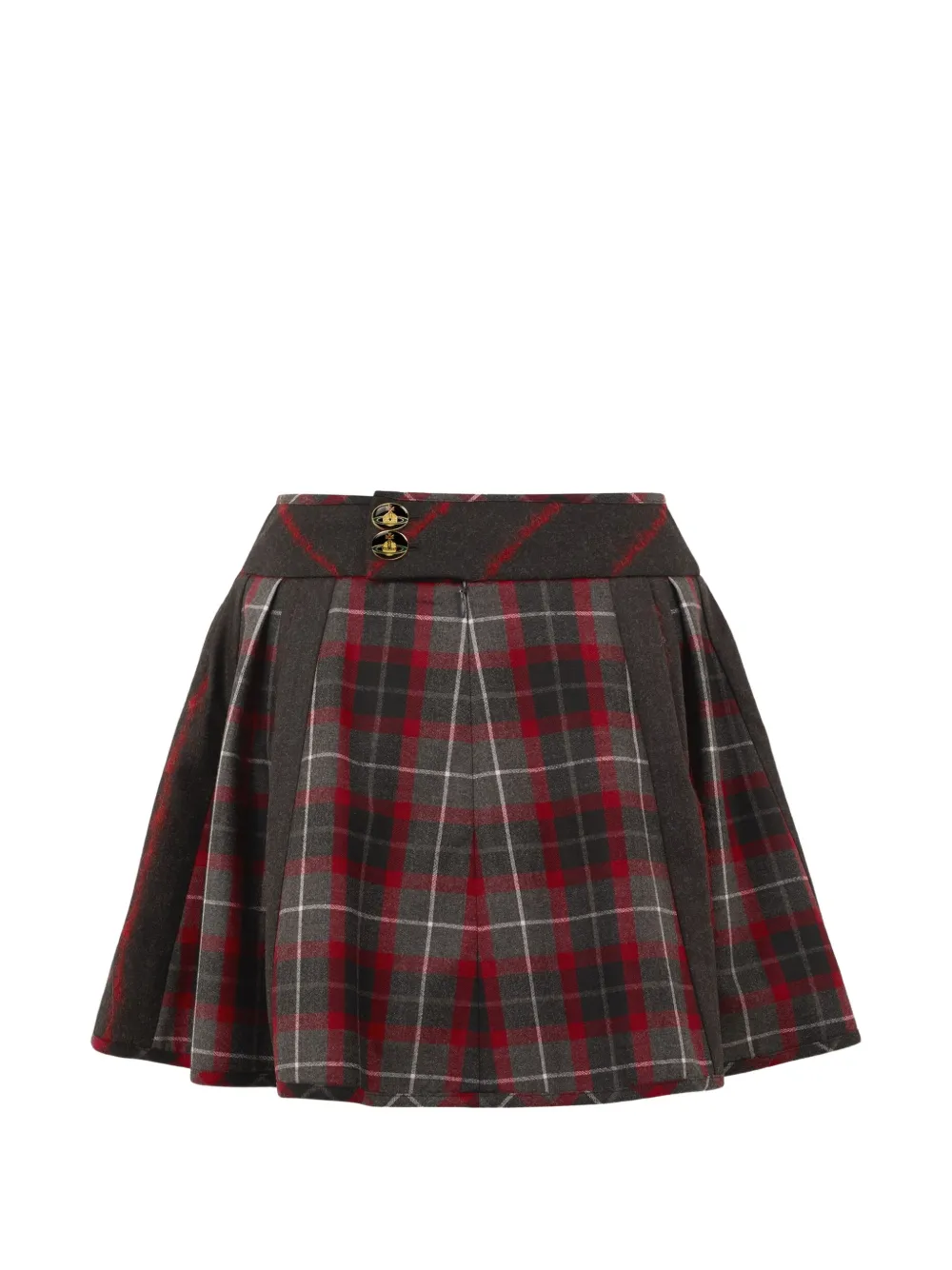 Vivienne Westwood Bell pleated mini skirt - Grigio