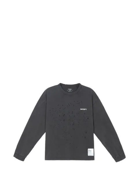 Satisfy t-shirt MothTech™ à effet usé et manches longues