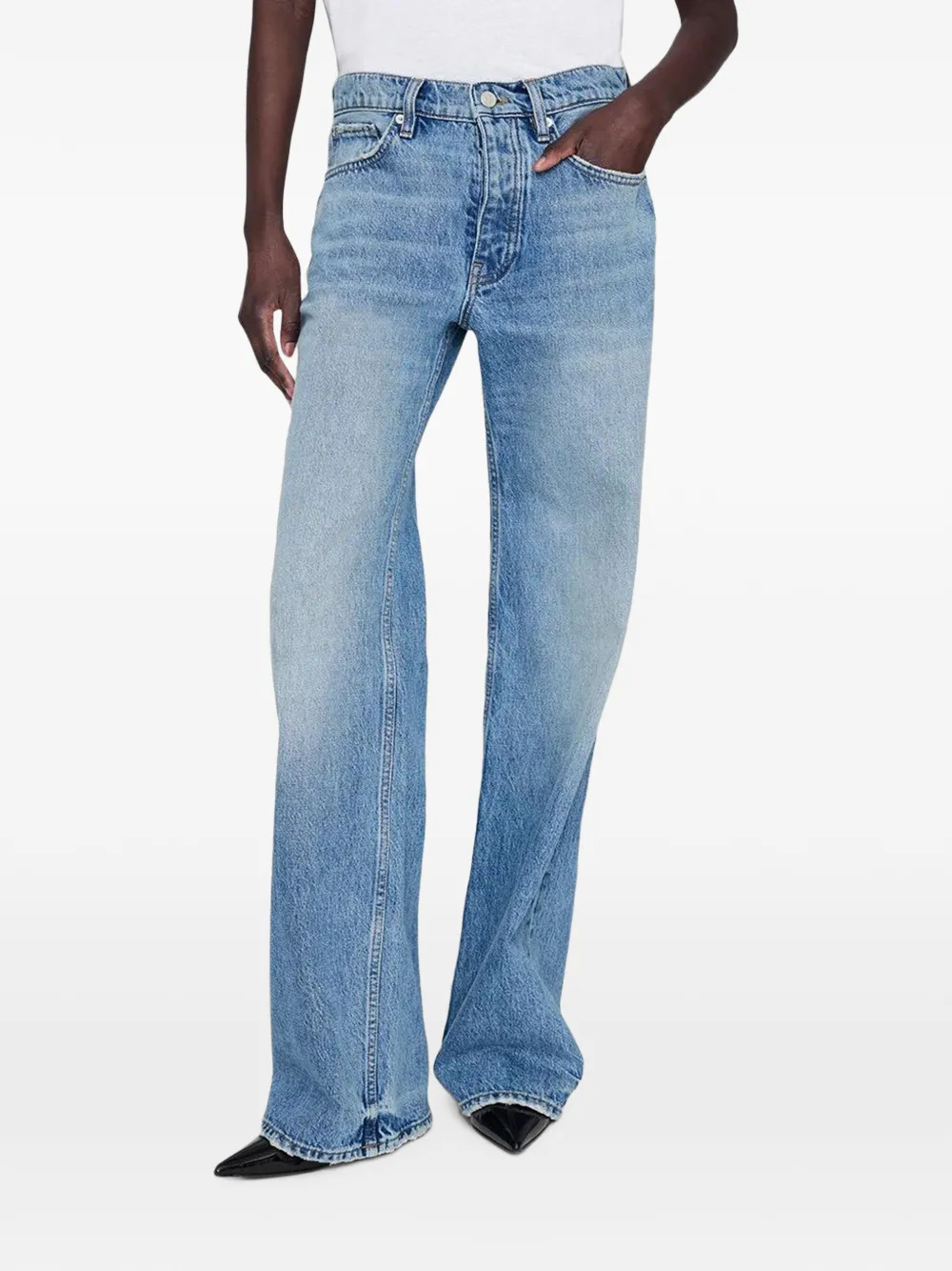 ANINE BING Hugh jeans Blauw