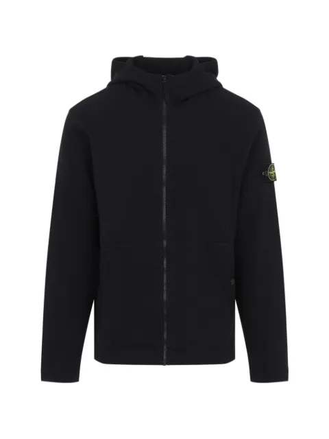 Stone Island sudadera con capucha y parche del logo