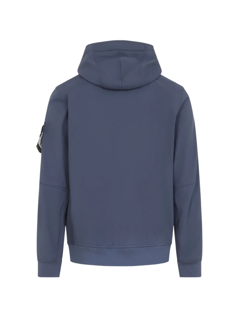 Stone Island Jack met capuchon en logopatch Blauw