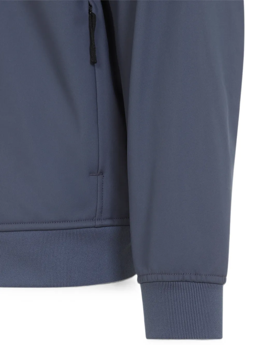 Stone Island Jack met capuchon en logopatch Blauw